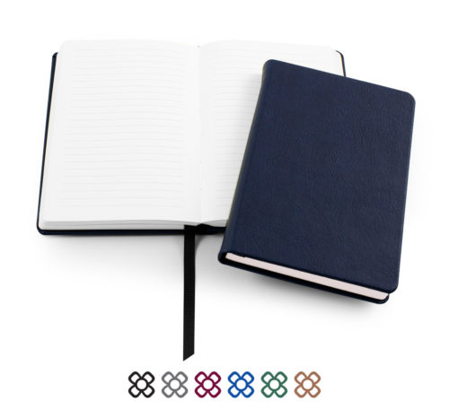 Biodegradanle Notebook in a choice of five colours all with recycled paper.