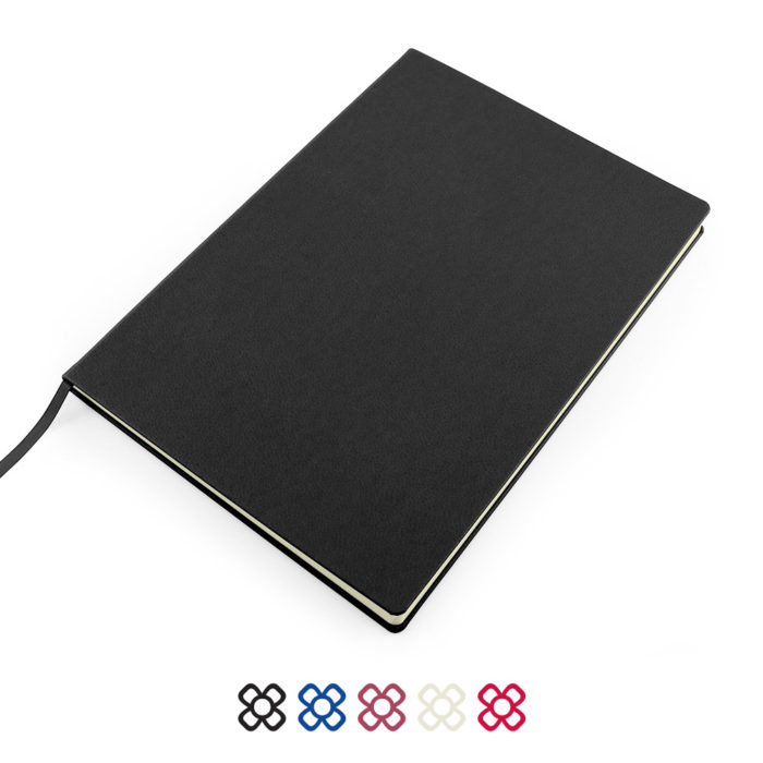 Como Recycled A4 Notebook with Recycled Paper in a choice of 5 colours
