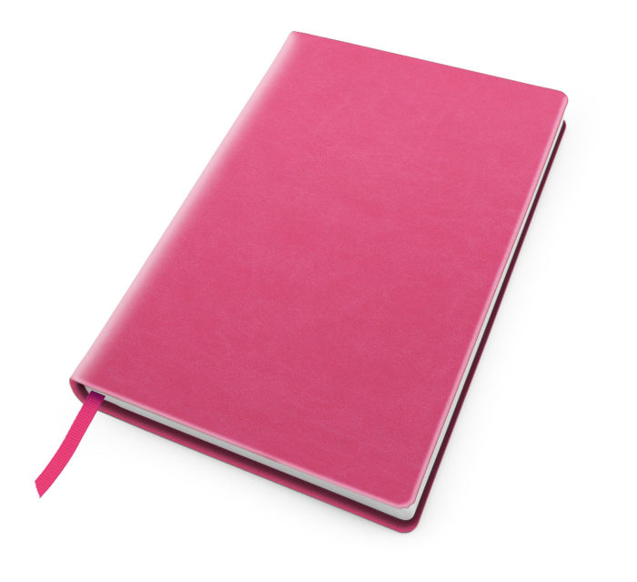 Hot pink Cesca dot bullet notebook.