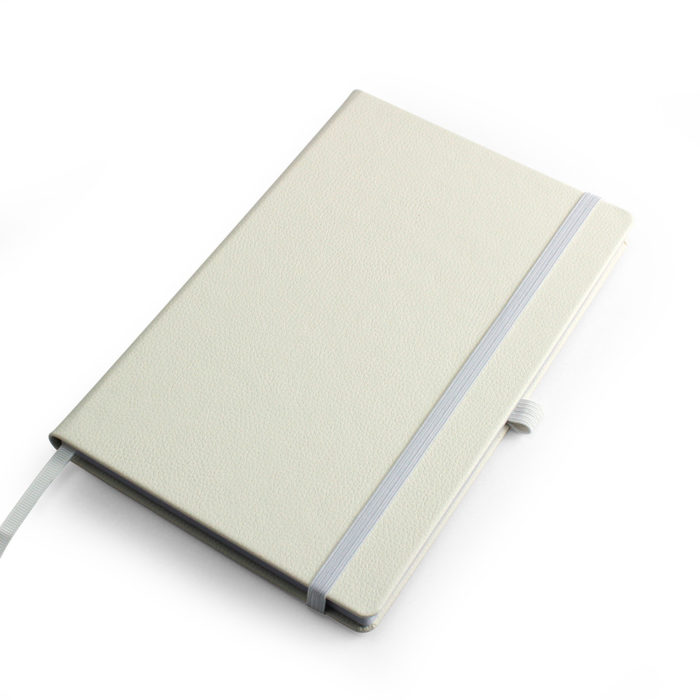 White Como Born Again A5 Deluxe Notebook