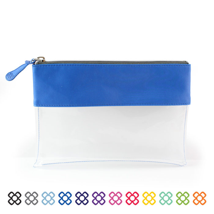 Clear Pouch ideal as a travel pouch or pencil case.