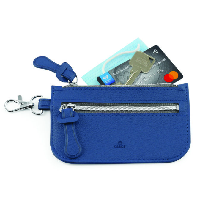 Como Recycled Mini Pouch in Blue
