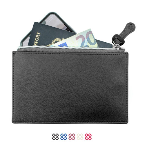 SSmall Travel or Accessory Pouch in Recycled Como in a choice of 5 colours.