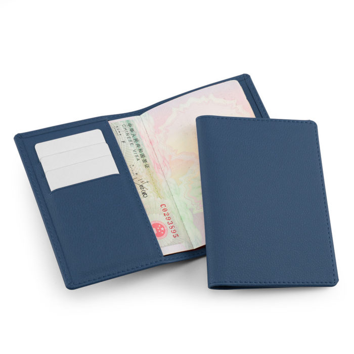 Blue Eco Passport Case