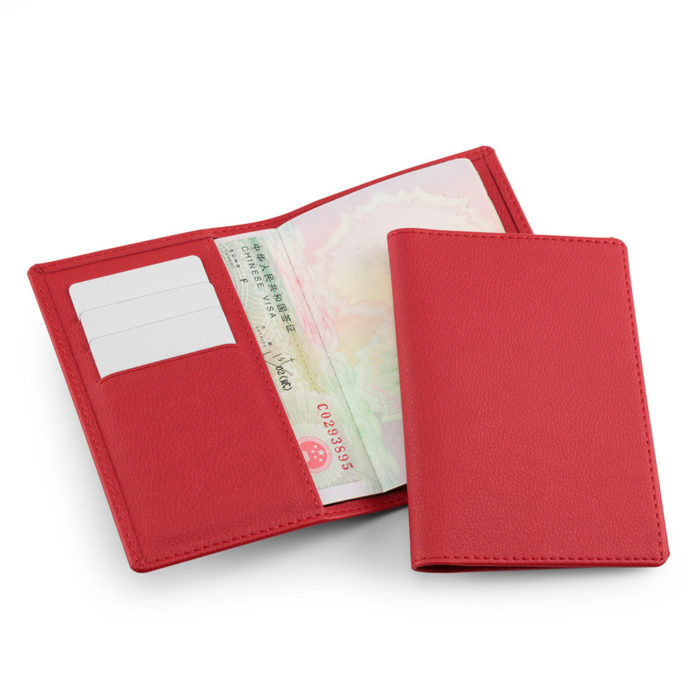Red Eco Passport Case