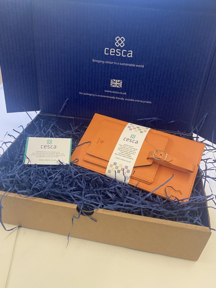 Cesca Travel Gift Set in Orange