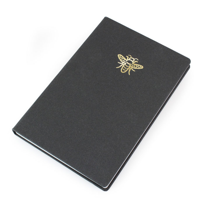 Black Caf-Eco Note Book a beautiful sustainable notebook made in the UK from recycled materials.