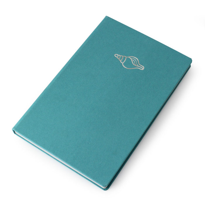 Oceana Blue Caf-Eco Notebook a beautiful sustainable notebook made in the UK from recycled materials.
